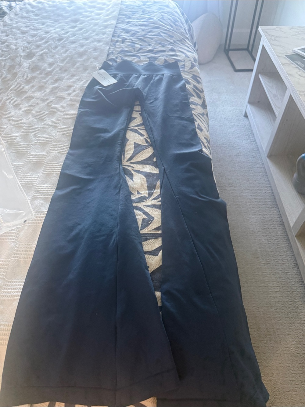 Velocity Black Flared Kids Pants